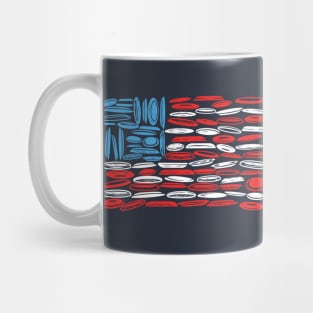 Disc Golf American Flag USE Patriotic Frisbee Mug